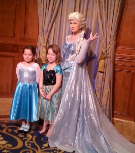 Anna and Elsa are in the same room and you visit with each individually