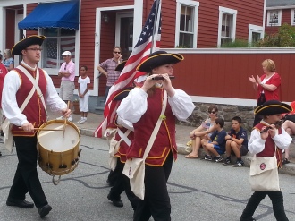 Fourth of July parade in Stonington, CT