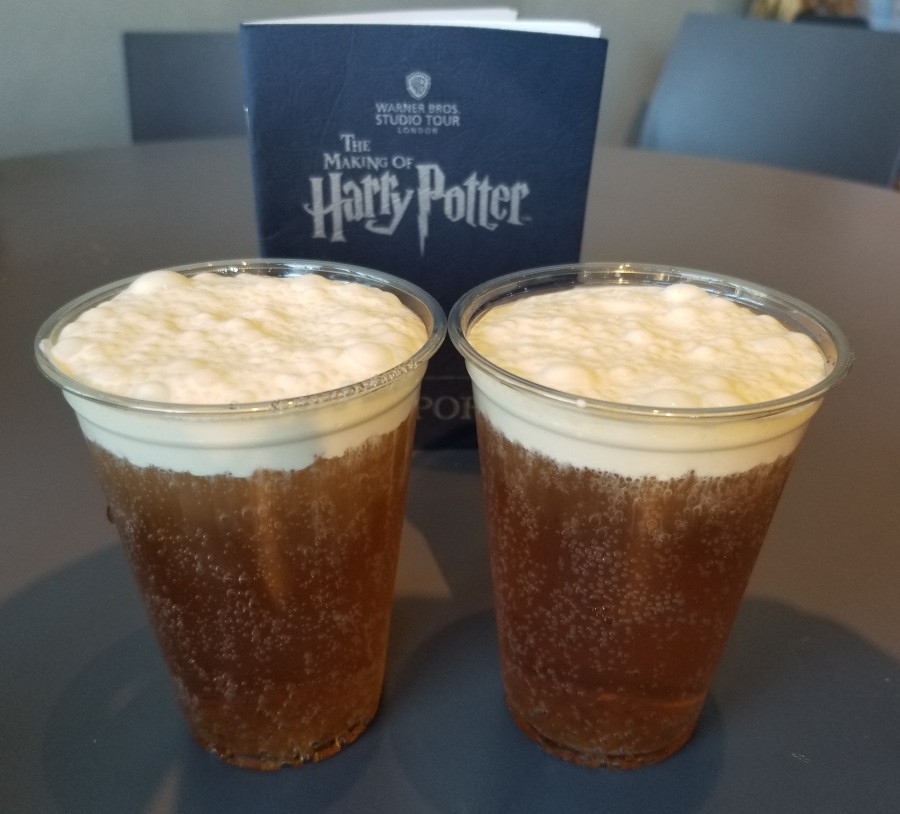 Butterbeer at Warner Bros. Studio Tour London–The Making of Harry Potter. Photo by Anastasia Mills Healy.