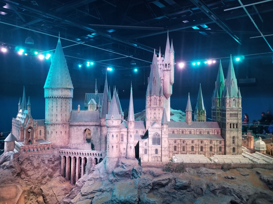Hogwarts Castle model at Warner Bros. Studio Tour London–The Making of Harry Potter. Photo by Anastasia Mills Healy.